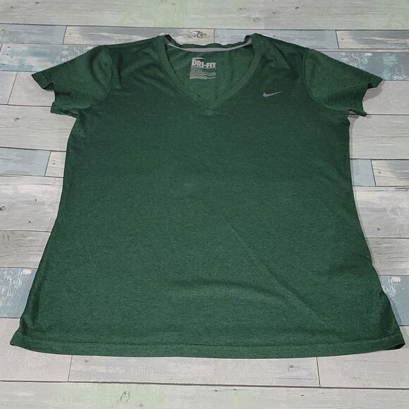 Green Nike Dri-Fit Shirt/Top sz Large - Picture 1 of 4